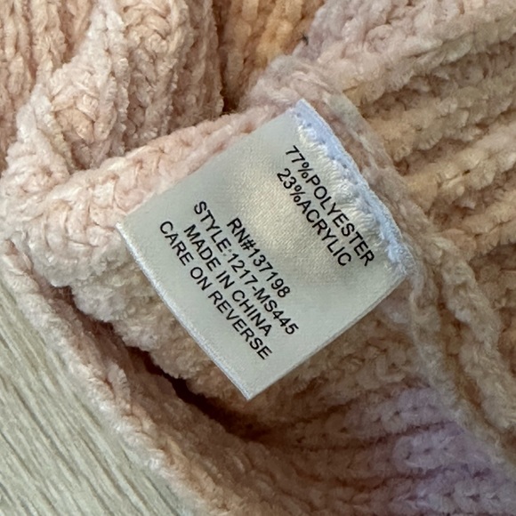 Pure / US Sweater Off Shoulder Pink Peach Small - Picture 11 of 12